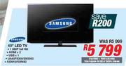 Samsung 40" LED TV UA40F5000/EN5000