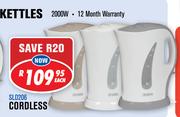 Dixon 1.7L Automatic Kettles Cordless SLD206-Each