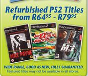 Refurbished PS2 Titles-Each