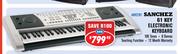 Sanchez 61 Key Electronic Keyboard ARK2191