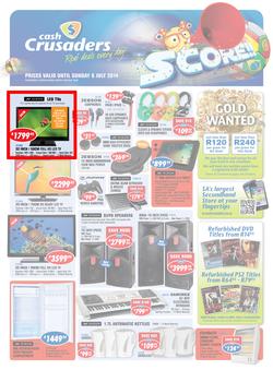 Cash Crusaders : Score (19 Jun - 6 Jul 2014), page 1