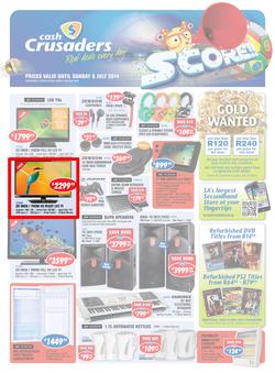 Cash Crusaders : Score (19 Jun - 6 Jul 2014), page 1