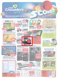 Cash Crusaders : Score (19 Jun - 6 Jul 2014), page 1