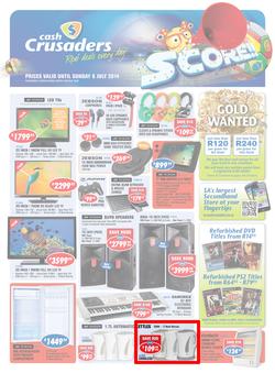 Cash Crusaders : Score (19 Jun - 6 Jul 2014), page 1