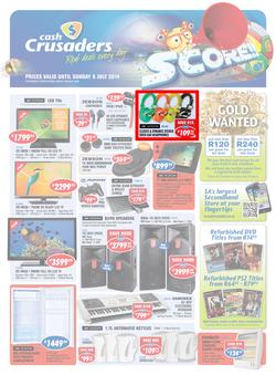 Cash Crusaders : Score (19 Jun - 6 Jul 2014), page 1