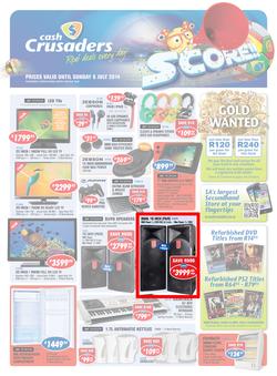 Cash Crusaders : Score (19 Jun - 6 Jul 2014), page 1