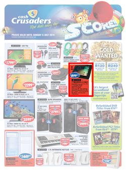 Cash Crusaders : Score (19 Jun - 6 Jul 2014), page 1