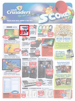 Cash Crusaders : Score (19 Jun - 6 Jul 2014), page 1