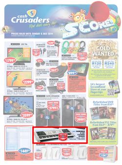 Cash Crusaders : Score (19 Jun - 6 Jul 2014), page 1