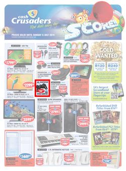 Cash Crusaders : Score (19 Jun - 6 Jul 2014), page 1