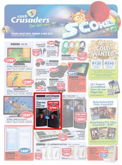 Cash Crusaders : Score (19 Jun - 6 Jul 2014), page 1