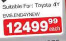 New Engine Suitable For Toyota 4Y