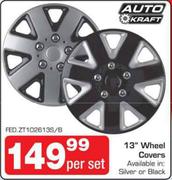 Auto Kraft 13" Wheel Covers-Per Set
