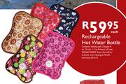 Rechargeable Hot Water Bottle -Each