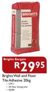 Brights Wall And Floor Tile Adhesive-20kg