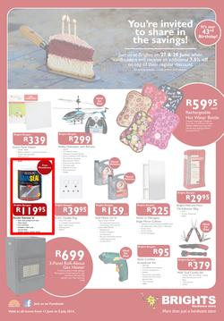 Brights Hardware : Birthday Specials (13 Jun - 5 Jul 2014), page 1
