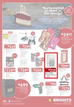 Brights Hardware : Birthday Specials (13 Jun - 5 Jul 2014), page 1