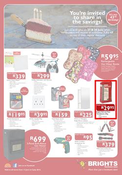 Brights Hardware : Birthday Specials (13 Jun - 5 Jul 2014), page 1