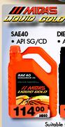 Midas Liquid Gold API SG/CD SAE40-5Ltr