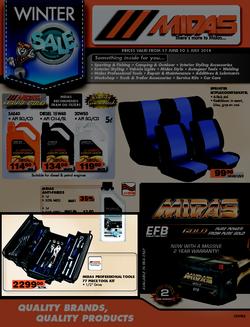 Midas : Winter Sale (17 Jun - 5 Jul 2014), page 1