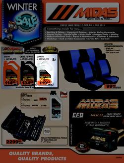 Midas : Winter Sale (17 Jun - 5 Jul 2014), page 1
