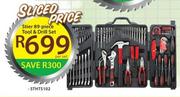 Stier STHTS102 89-Piece Tool & Drill Set-Per Set