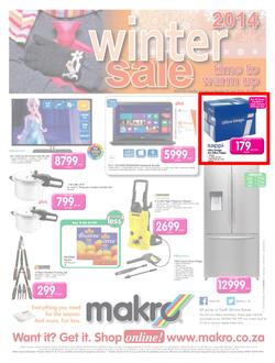Makro : Winter Sale (15 Jun - 23 Jun 2014), page 1