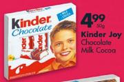 Kinder Joy Chocolate Milk Cocoa-50gm