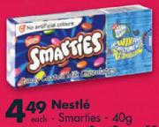 Nestle Smarties-40gm Each