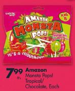Amazon Monsta Pops! Tropical/Chocolate-8's Each