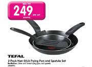 Tefal 2 Pack Non-Stick Frying Pan And Spatula Set-Per Set