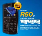 Nokia 2052-On Straight Up 50 Topup
