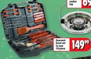 Gourmet Braai Set In Case 18 Piece