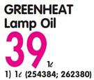 Greenheat Lamp Oil-1L 