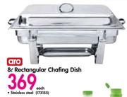 Aro 8L Stainless Steel Rectangular Chafing Dish