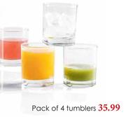Pack Of 4 Tumblers