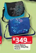 Totem Deluxe Paisley Sling Bag Medium Each