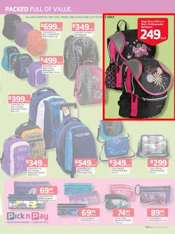 Pick N Pay : Save On Back To School Gear (6 Jan - 2 Feb 2014), page 17