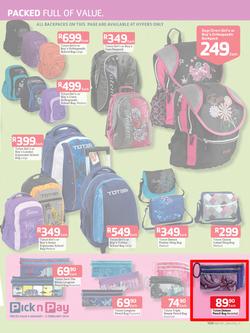 Pick N Pay : Save On Back To School Gear (6 Jan - 2 Feb 2014), page 17