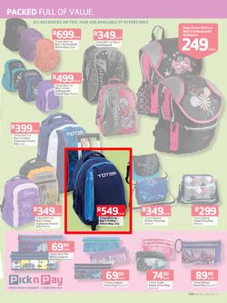 Pick N Pay : Save On Back To School Gear (6 Jan - 2 Feb 2014), page 17