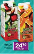 Liqui-Fruit 100% Fruit Juice Blend Assorted-2Ltr Each