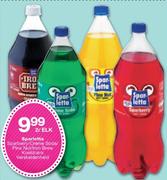 Sparletta Sparberry/Creme Soda/Pine Nut/Iron Brew Koeldrank Verskeidenheid-2L Elk