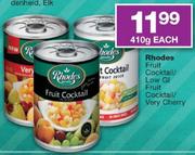 Rhodes Fruit Cocktail/Low Gl Fruit Cocktail/Very Cherry-410g Each