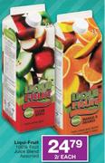 Liqui-Fruit 100% Fruit Juice Blend Assorted-2L Each