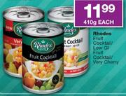 Rhodes Fruit Cocktail/Low Gl Fruit Cocktail/Very Cherry-410g
