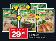 Knorr Sauce Assorted-5's