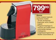 Sienna Enkel Koppie Kapsule Espresso-Maker