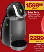Dolce Gusto Black/Silver Genio Capsule Coffee Machine-Each