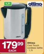 Ottimo 1.7Ltr Cool Touch Cordless Kettle