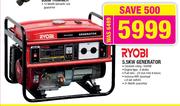 Ryobi 5.5KW Generator